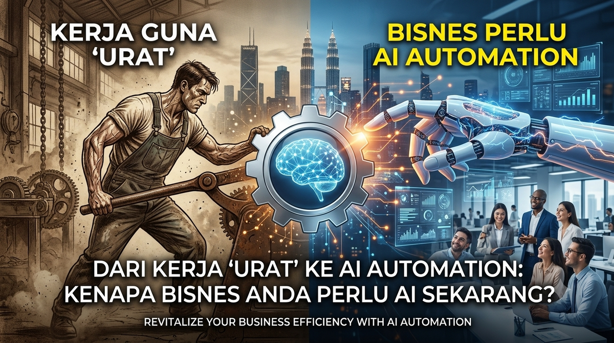 Zaman Buat Kerja Guna 'Urat': Kenapa Bisnes Anda Perlu AI Automation Sekarang?